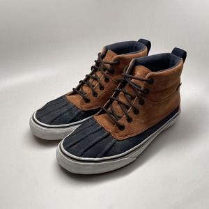 Vans SK8-HI DEL PATO MTE Ginger Navy Shoes 721454 Duck Scotchgard M 8 Women 9.5